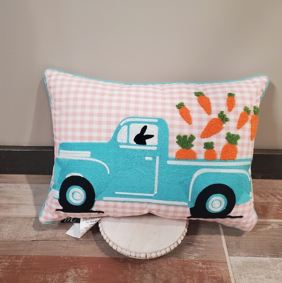 Millow Other - Farmhouse Easter Throw Pillow-NWT